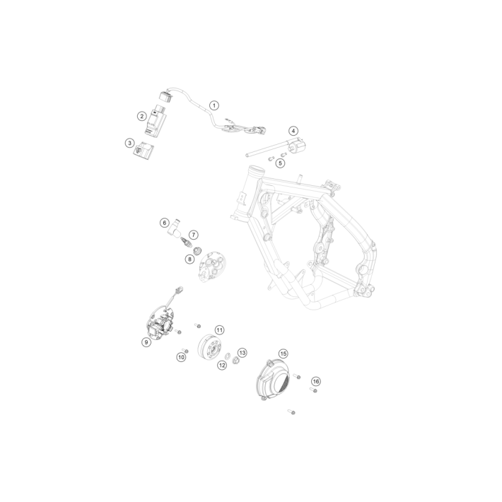 Bobina de Encendido GasGas MC 65 2024-2026 (KTM/HVA/GG)