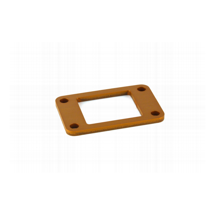 Espaciador 4mm dorado VHM para caja de láminas KTM SX 50/65 2009-2026 + Husqvarna TC 50/65 2017-2026 + GasGas MC 50/65 2021-2026